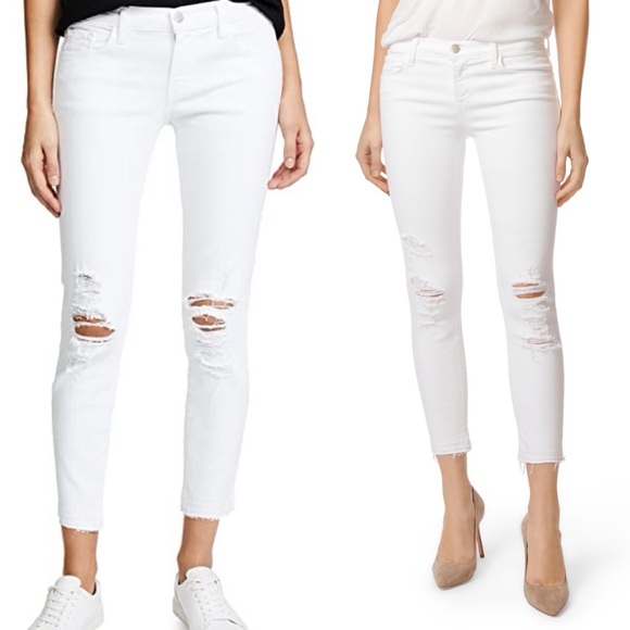 J BRAND CROPPED SKINNY JEANS IN DEMENTED - Picture 2 of 9